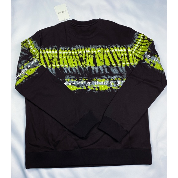 Valentino tie-dye panel logo patch sweatshirt - Picture 9 of 12